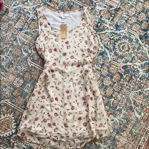 Ivory Floral Dress